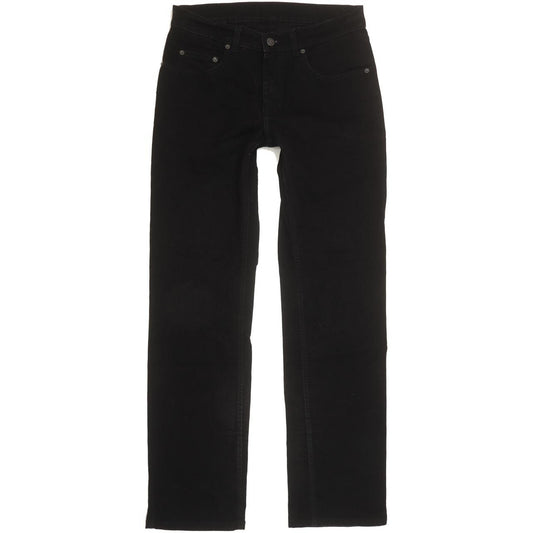 Pioneer Ron Men Black Straight Slim Stretch Jeans W32 L32