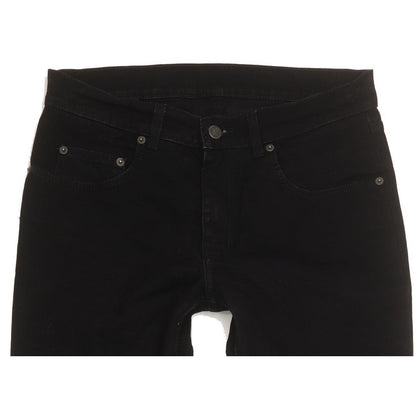 Pioneer Ron Men Black Straight Slim Stretch Jeans W32 L32