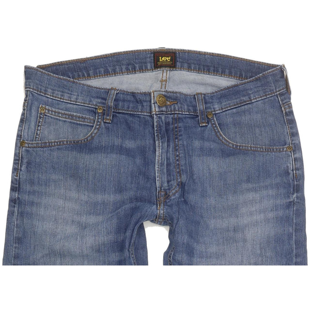 Lee Daren Men Blue Straight Slim Stretch Jeans W32 L31