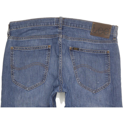 Lee Daren Men Blue Straight Slim Stretch Jeans W32 L31