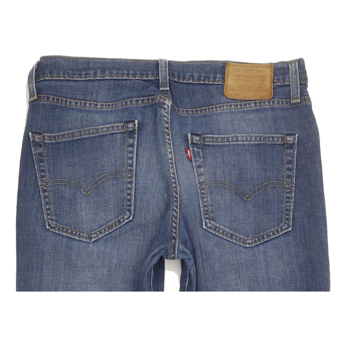Levi's 514 Men Blue Straight Slim Stretch Jeans W32 L32