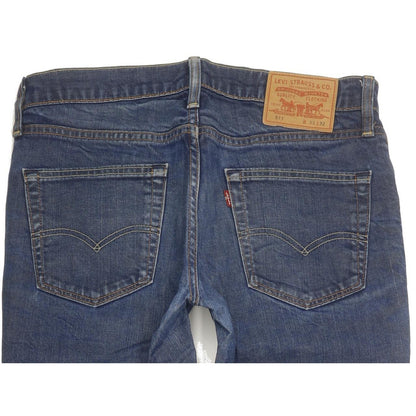 Levi's 511 Men Blue Straight Slim Jeans W33 L31