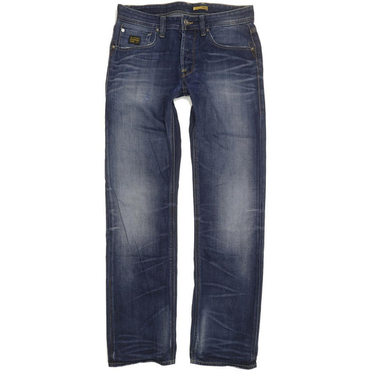 G-Star Porter Men Blue Straight Regular Jeans W32 L33
