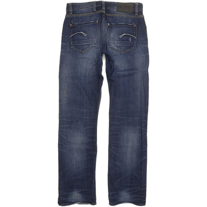 G-Star Porter Men Blue Straight Regular Jeans W32 L33