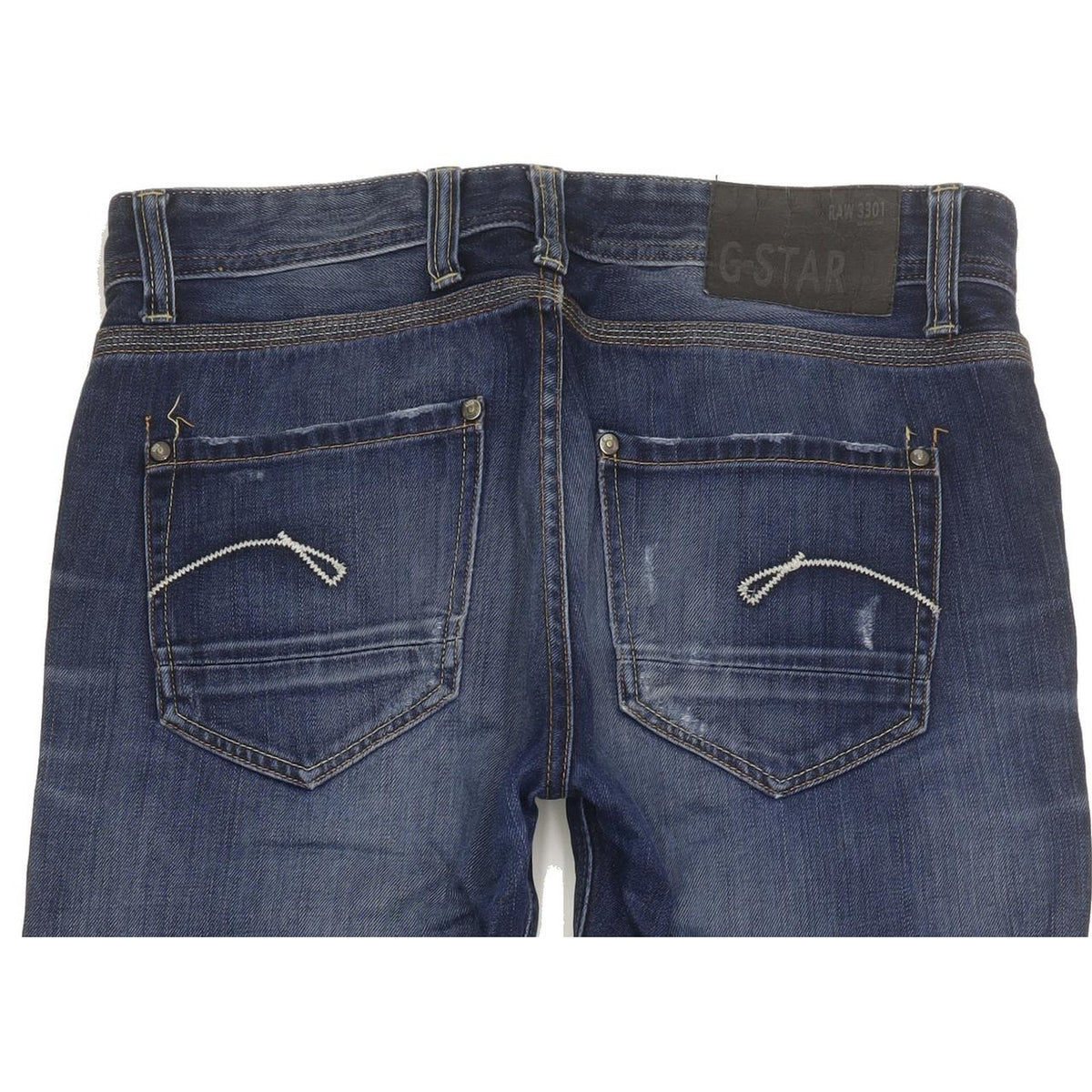 G-Star Porter Men Blue Straight Regular Jeans W32 L33