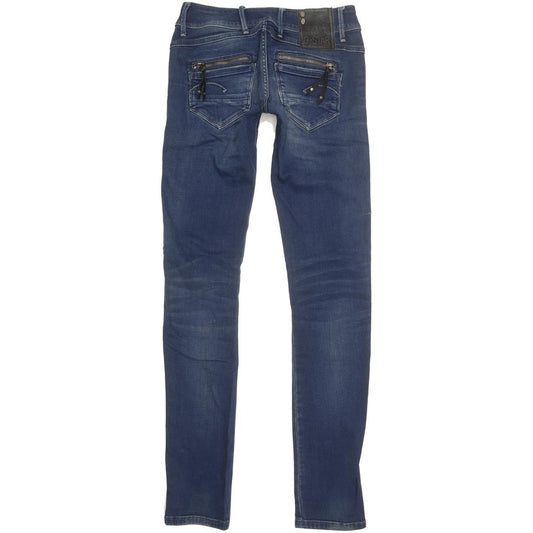 G-Star Fender Women Blue Skinny Slim Stretch Jeans W26 L32