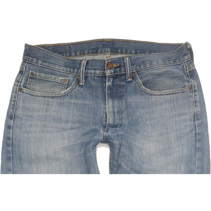 Levi's 505 Men Blue Straight Regular Jeans W34 L33