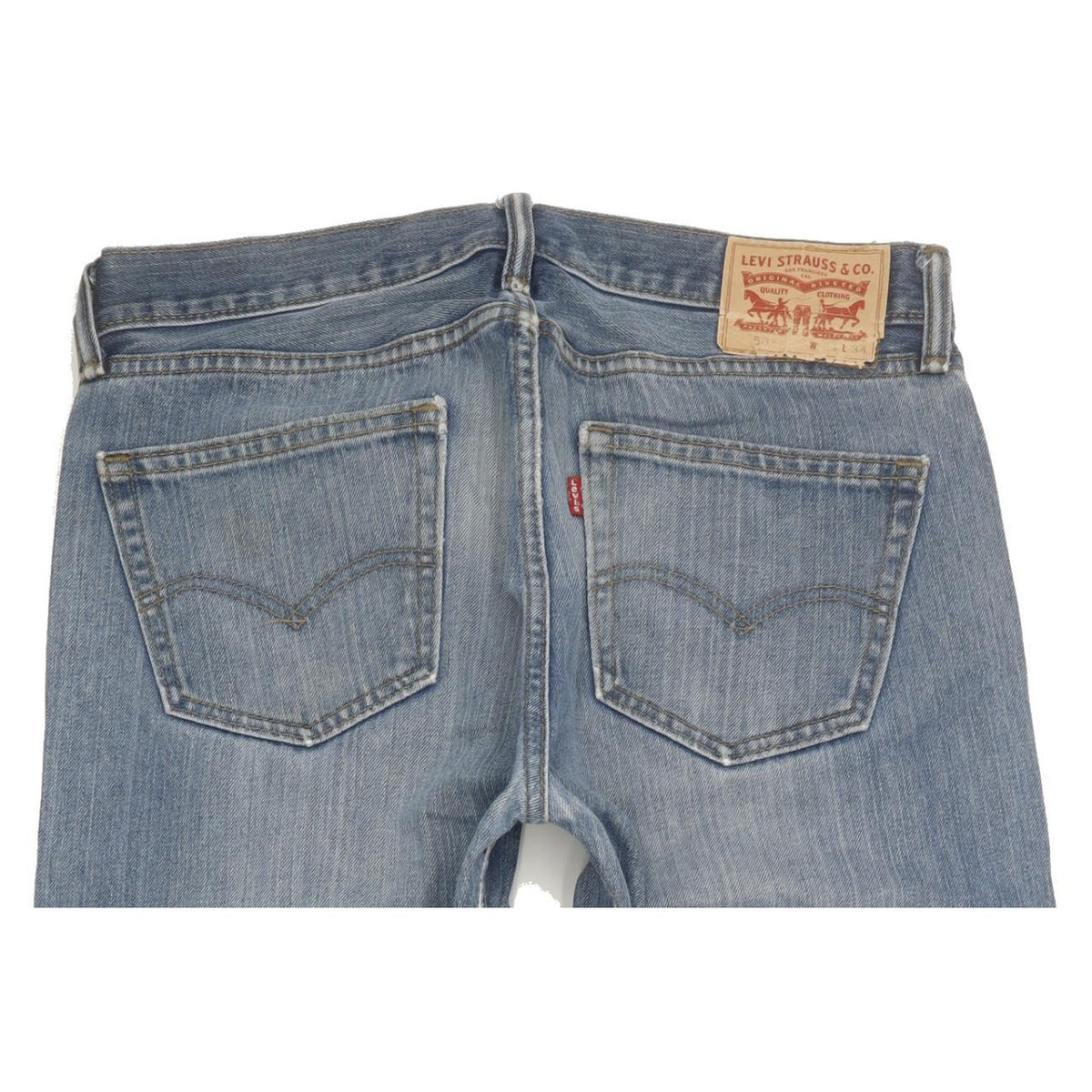 Levi's 505 Men Blue Straight Regular Jeans W34 L33