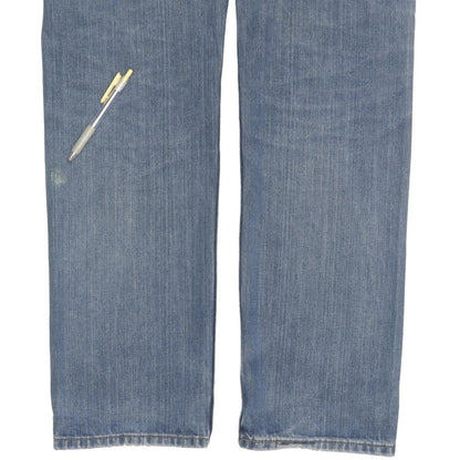 Levi's 505 Men Blue Straight Regular Jeans W34 L33