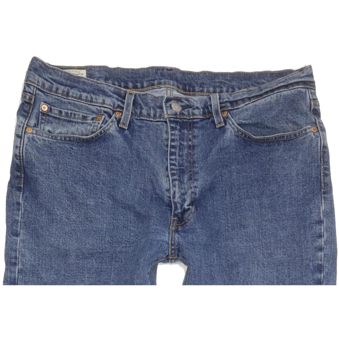 Levi's 514 Men Blue Straight Slim Stretch Jeans W36 L33