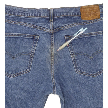 Levi's 514 Men Blue Straight Slim Stretch Jeans W36 L33