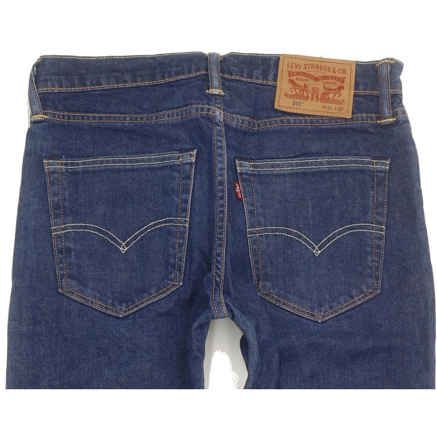 Levi's 512 Men Blue Tapered Slim Stretch Jeans W31 L29