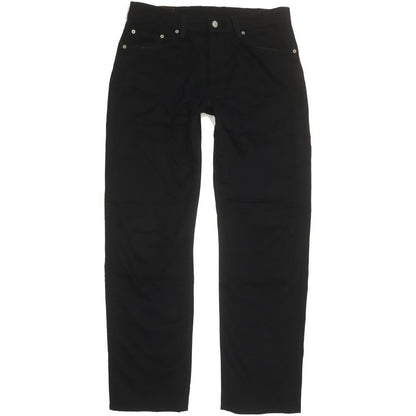 Levi's 751 Men Black Straight Regular Stretch Jeans W33 L31