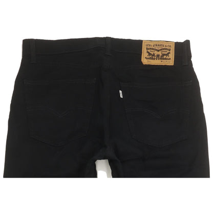 Levi's 751 Men Black Straight Regular Stretch Jeans W33 L31