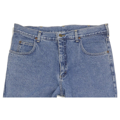 Lee Men Blue Straight Regular Jeans W37 L33