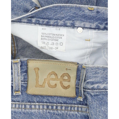 Lee Men Blue Straight Regular Jeans W37 L33