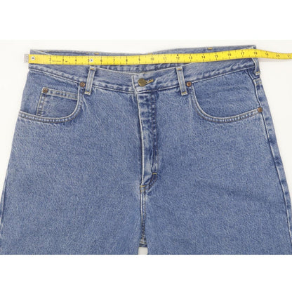 Lee Men Blue Straight Regular Jeans W37 L33