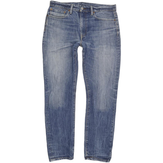 Levi's 522 Men Blue Tapered Slim Jeans W34 L31