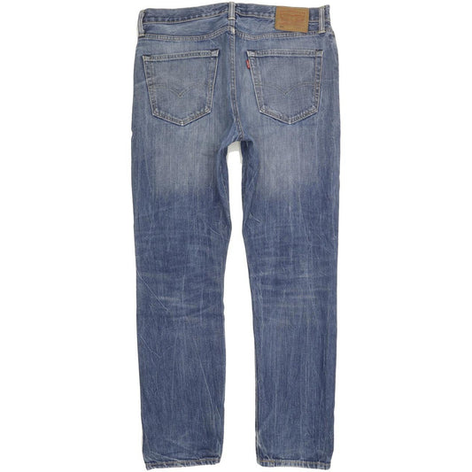 Levi's 522 Men Blue Tapered Slim Jeans W34 L31