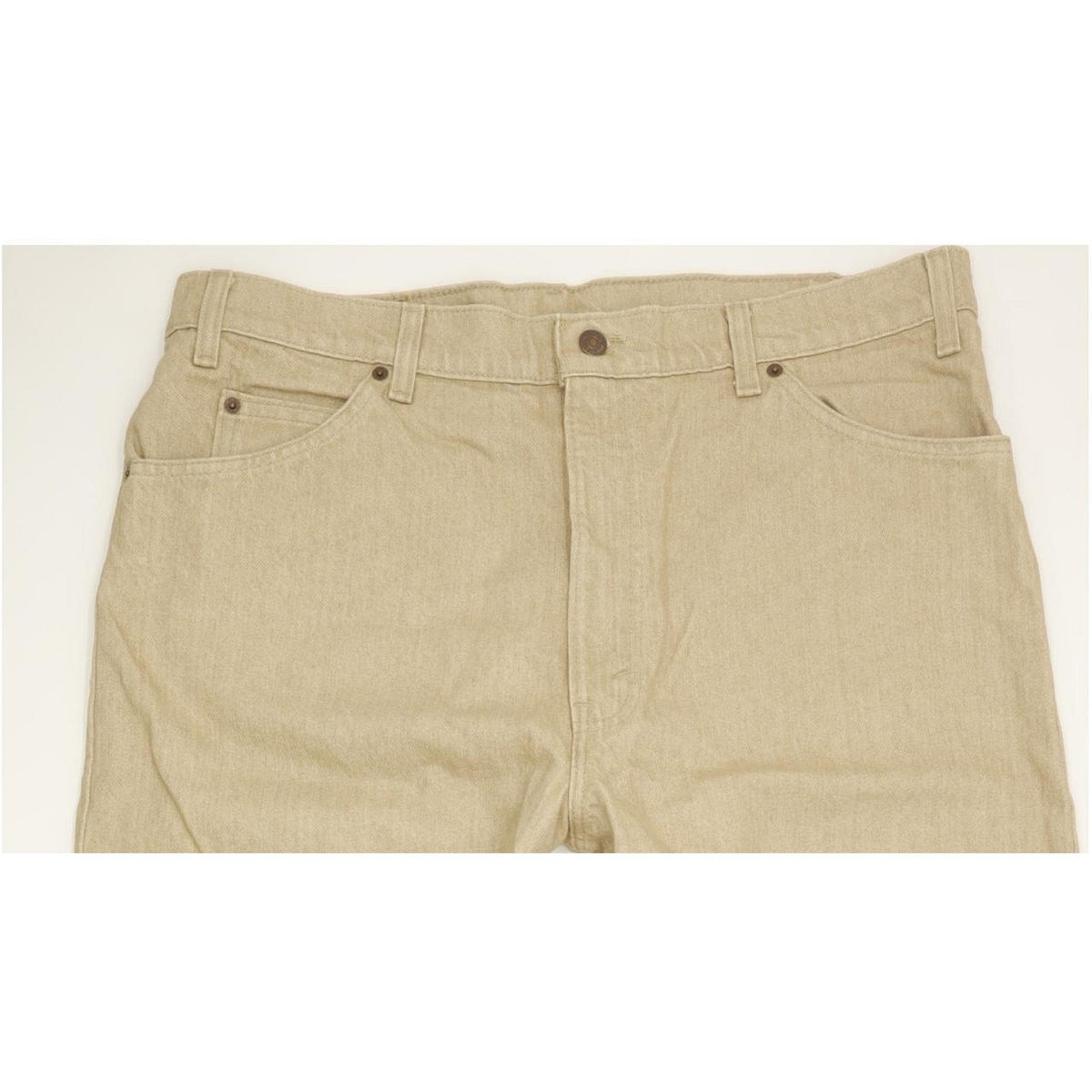 Levi's 550 Made in USA Beige Tapered Relaxed Jeans High Waisted W38 L30