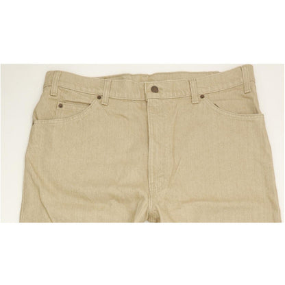 Levi's 550 Made in USA Beige Tapered Relaxed Jeans High Waisted W38 L30