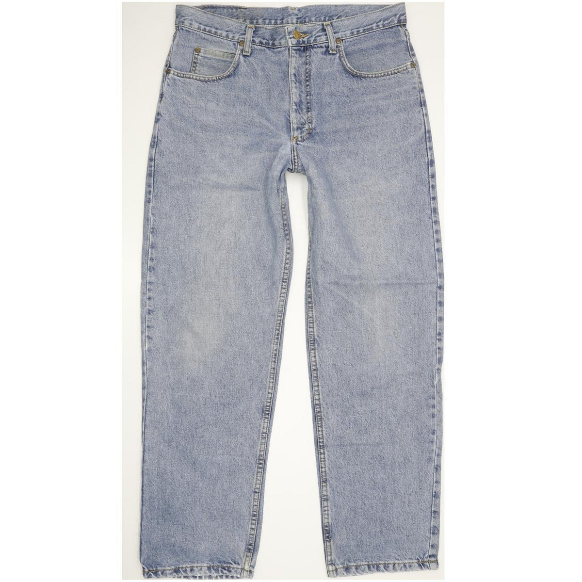 Lee Men Blue Straight Regular Jeans W34 L30