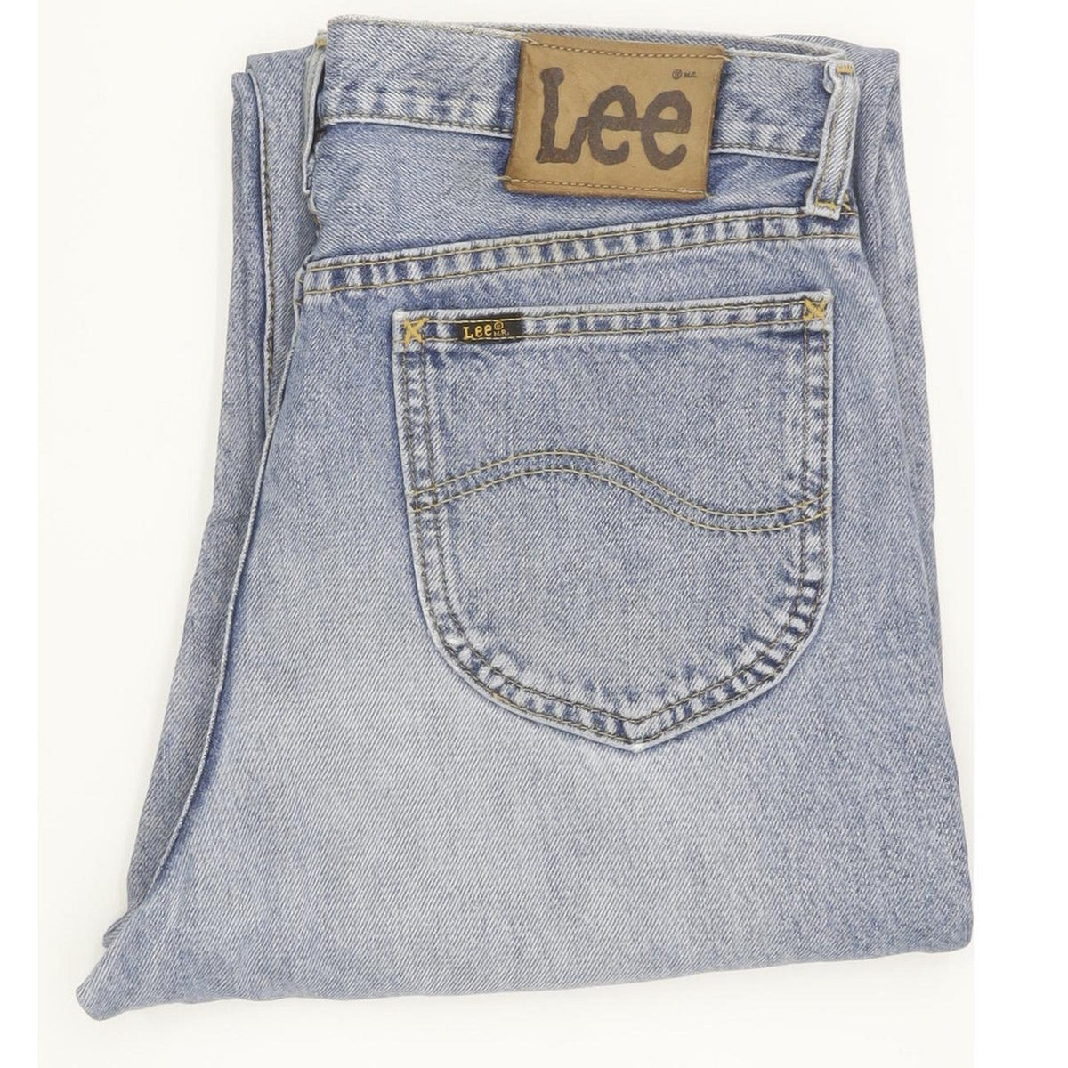 Lee Men Blue Straight Regular Jeans W34 L30