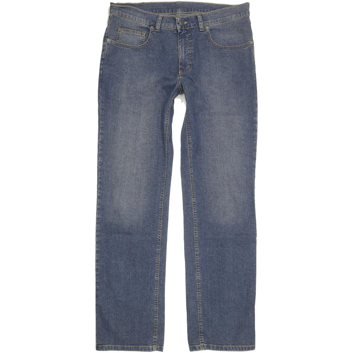 Pioneer Men Blue Straight Regular Stretch Jeans W36 L34