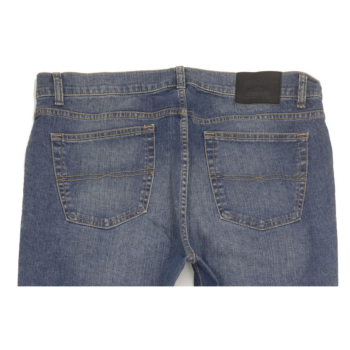 Pioneer Men Blue Straight Regular Stretch Jeans W36 L34