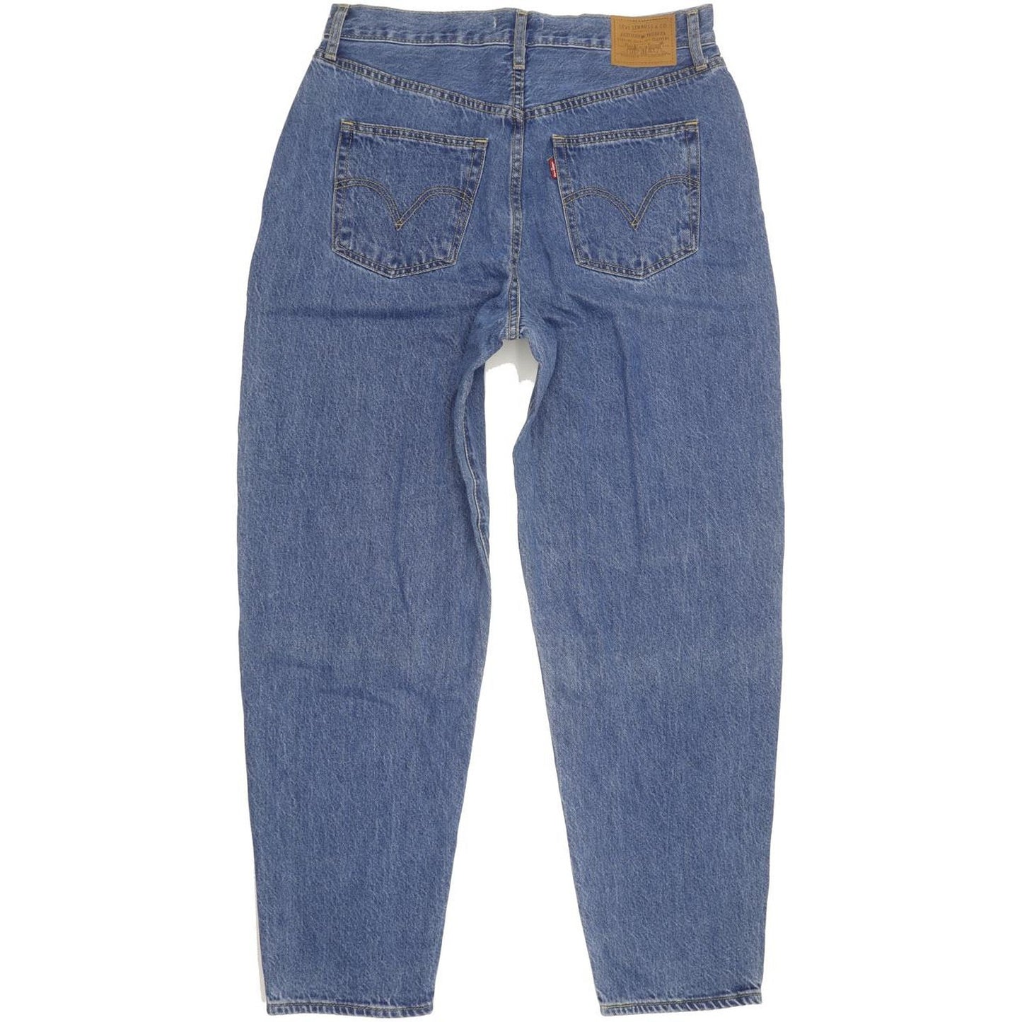 Levi's Blue Tapered Loose Stretch Jeans High Waisted W31 L29