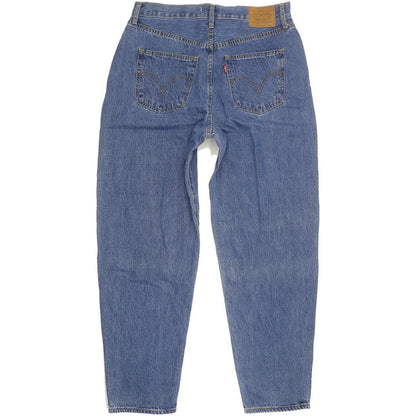 Levi's Blue Tapered Loose Stretch Jeans High Waisted W31 L29