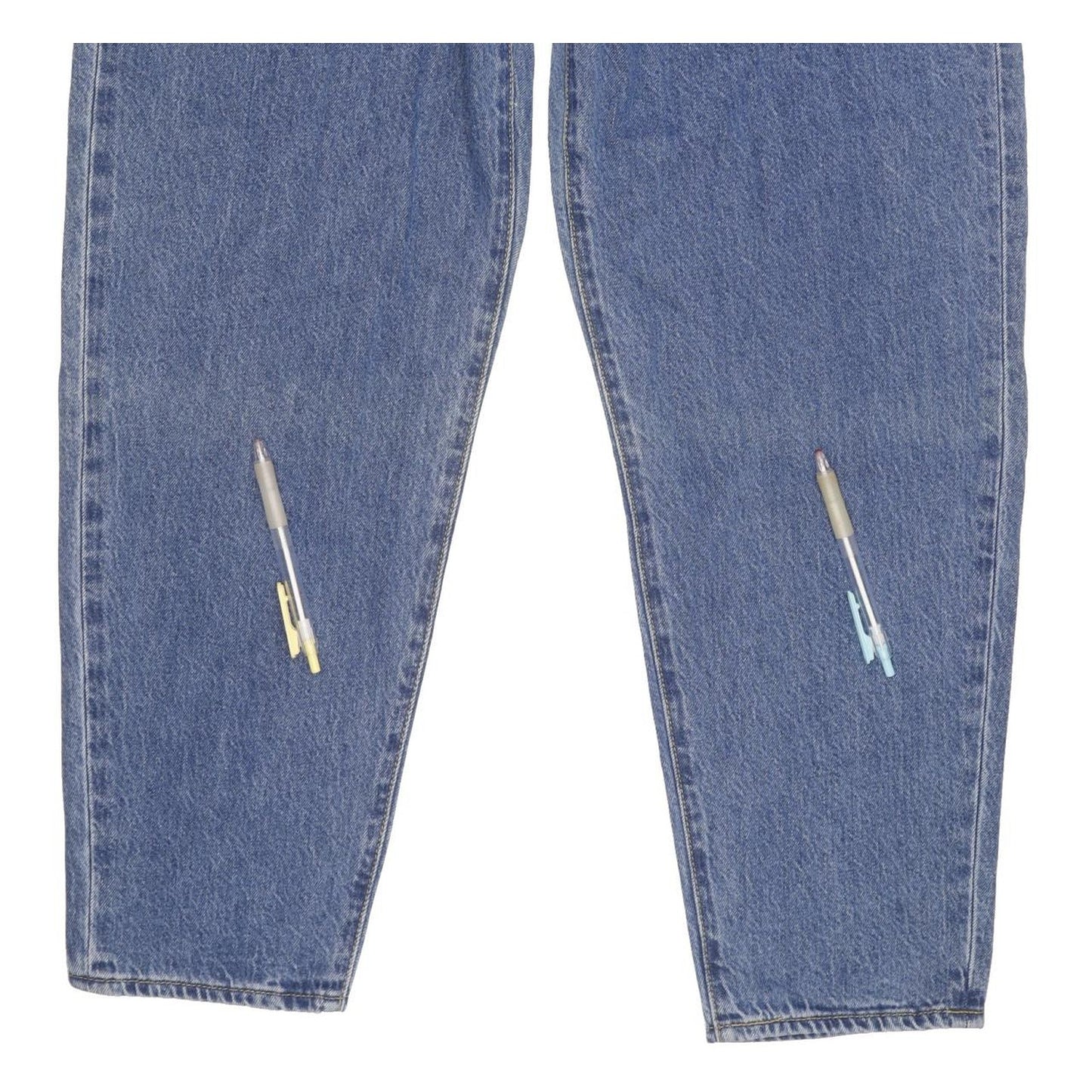 Levi's Blue Tapered Loose Stretch Jeans High Waisted W31 L29