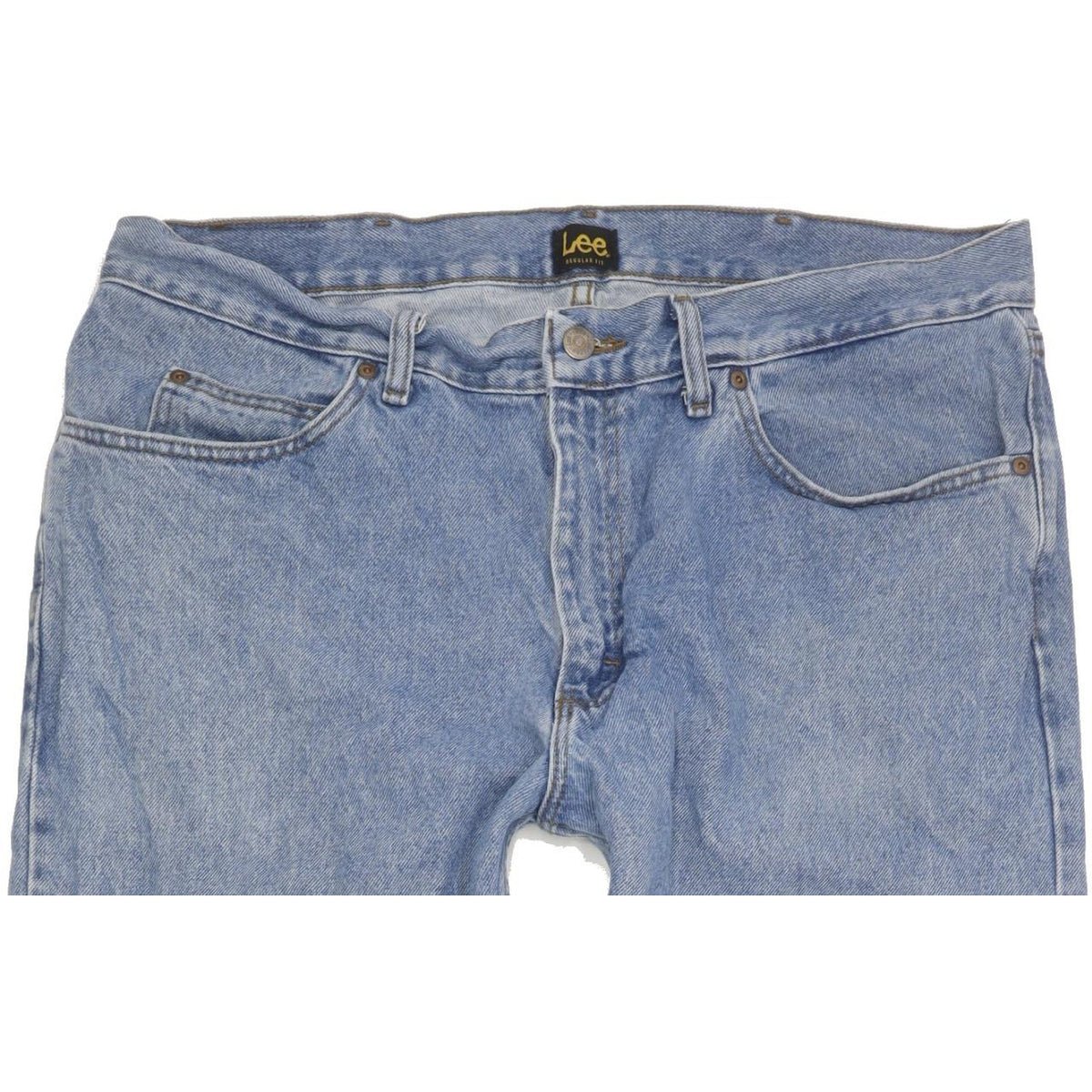 Lee Men Blue Straight Regular Jeans W38 L33