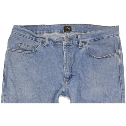 Lee Men Blue Straight Regular Jeans W38 L33