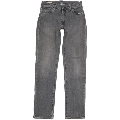Levi's 511 Men Grey Straight Slim Stretch Jeans W30 L34