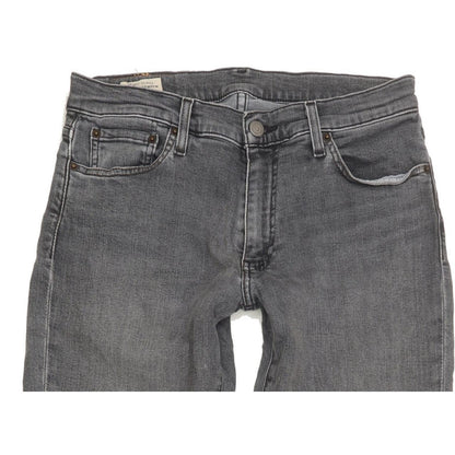 Levi's 511 Men Grey Straight Slim Stretch Jeans W30 L34