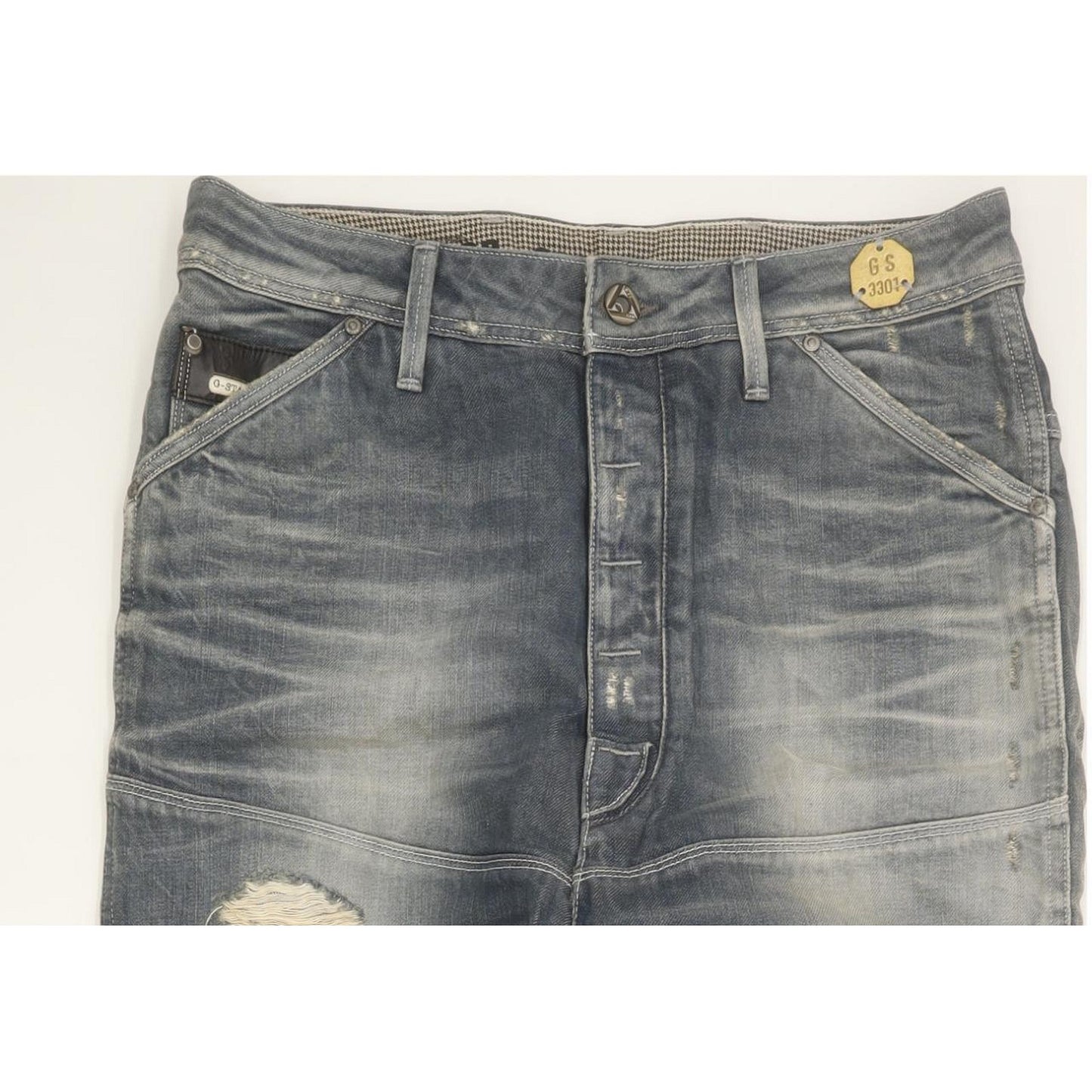 G-Star Dean Blue Tapered Loose Jeans High Waisted W28 L30