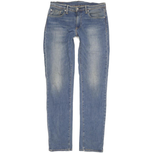 Levi's 511 Men Blue Straight Slim Stretch Jeans W30 L33