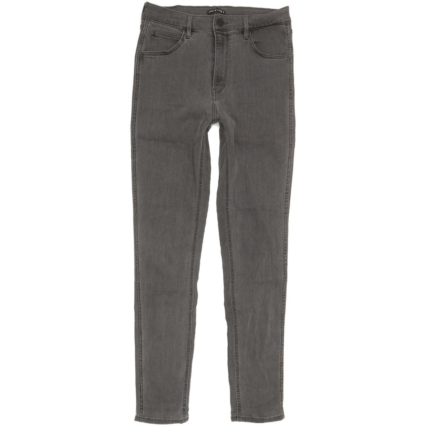Levi's Line 8 Grey Skinny Slim Stretch Jeans High Waisted W29 L30