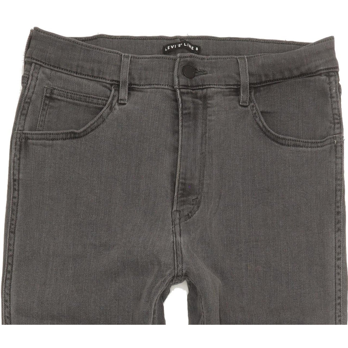 Levi's Line 8 Grey Skinny Slim Stretch Jeans High Waisted W29 L30