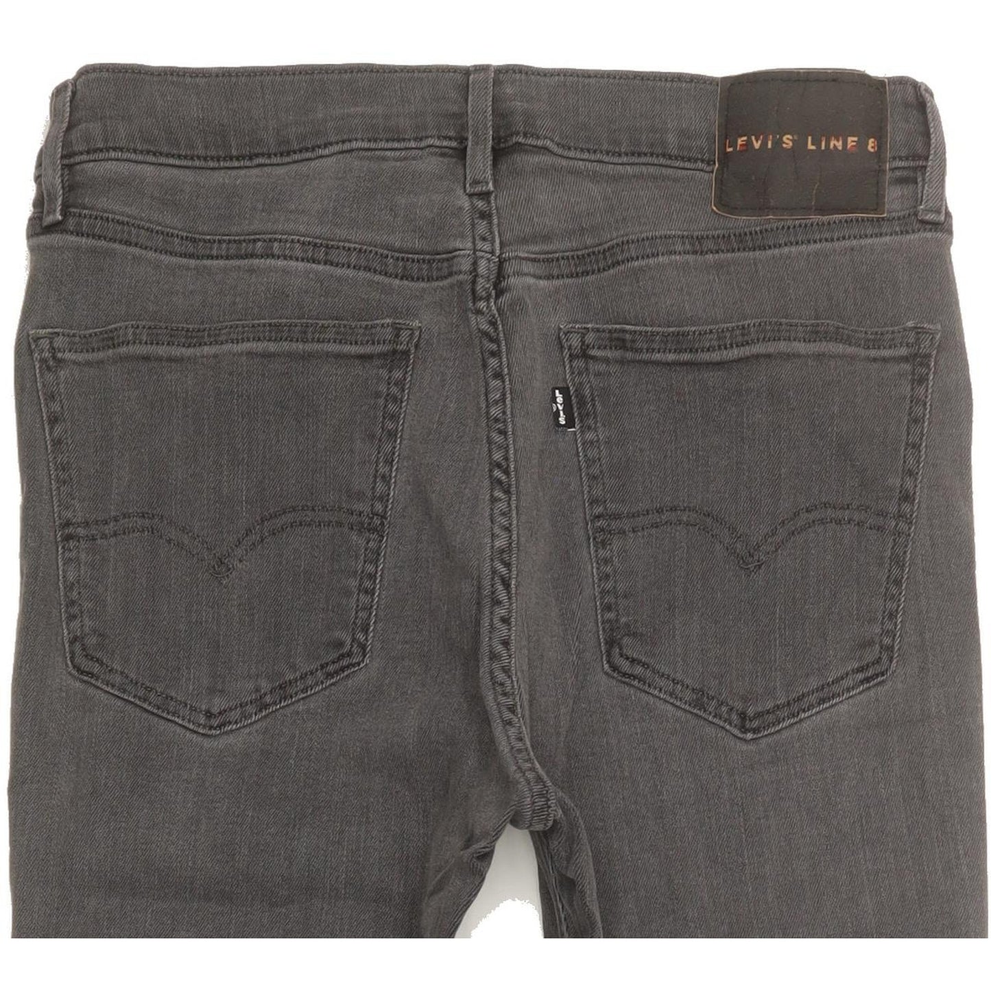 Levi's Line 8 Grey Skinny Slim Stretch Jeans High Waisted W29 L30
