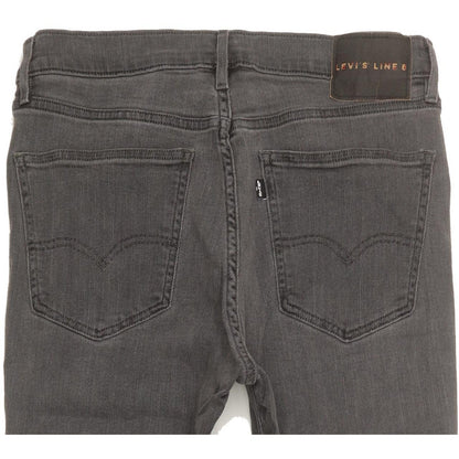 Levi's Line 8 Grey Skinny Slim Stretch Jeans High Waisted W29 L30