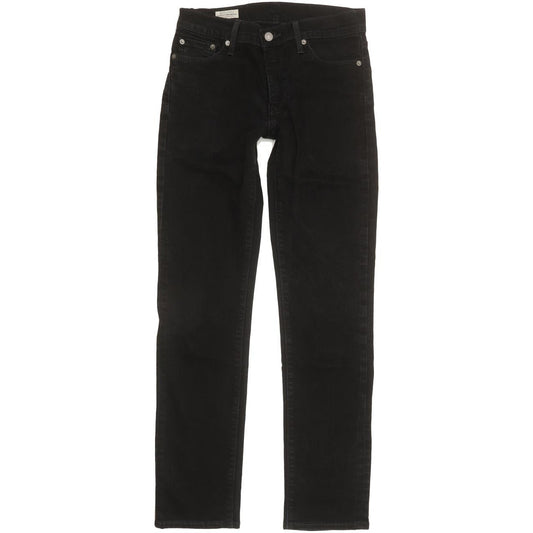 Levi's 511 Men Black Straight Slim Stretch Jeans W30 L31
