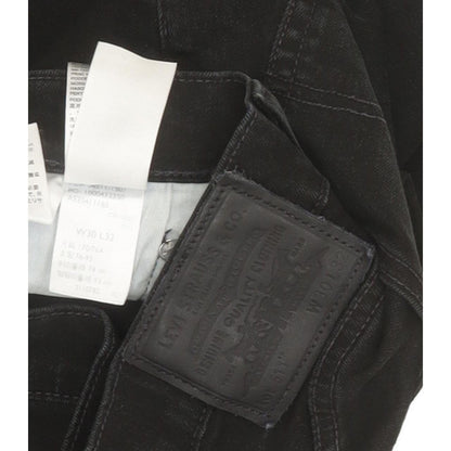 Levi's 511 Men Black Straight Slim Stretch Jeans W30 L31