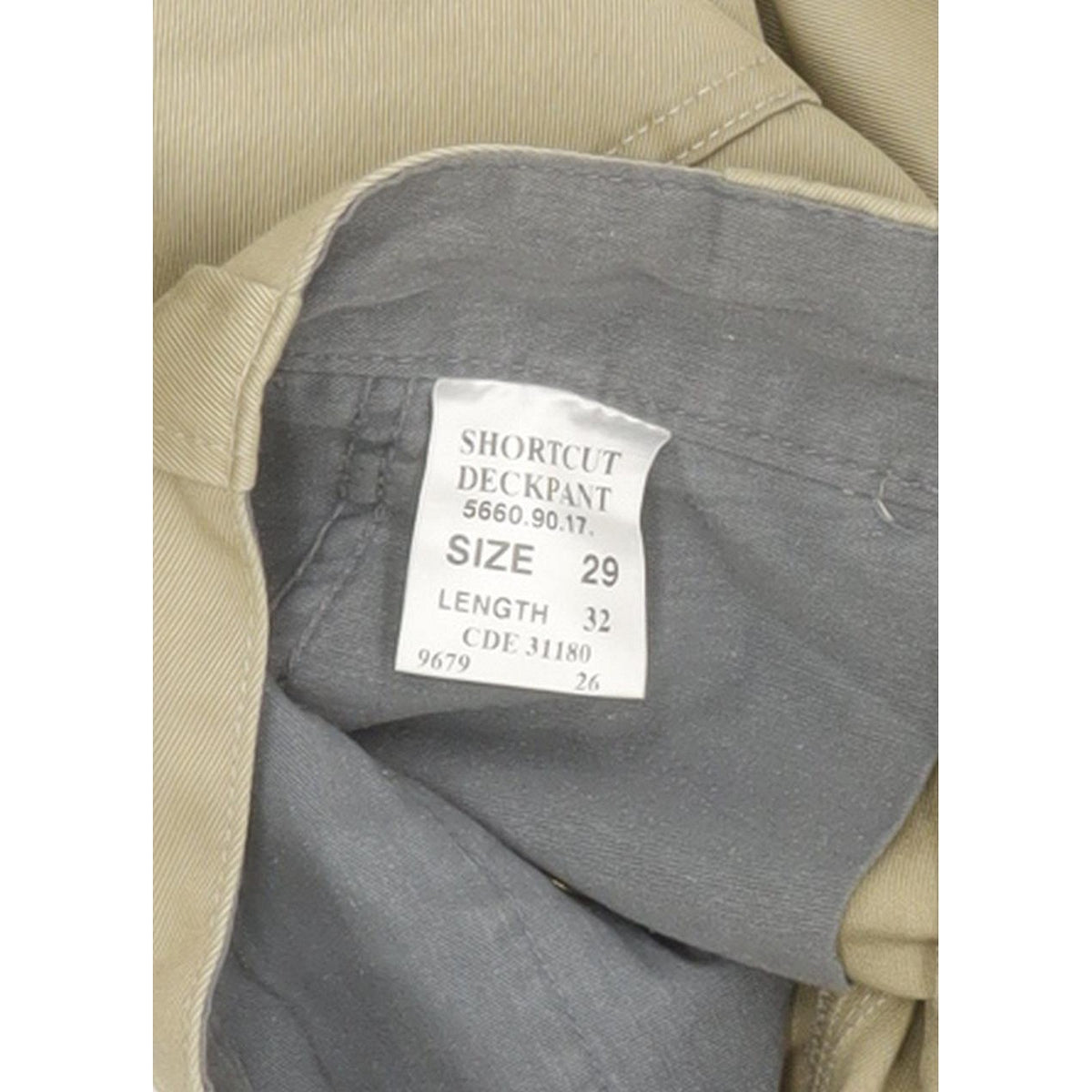 G-Star Shortcut Deckpant Men Beige Straight Regular Jeans W29 L31