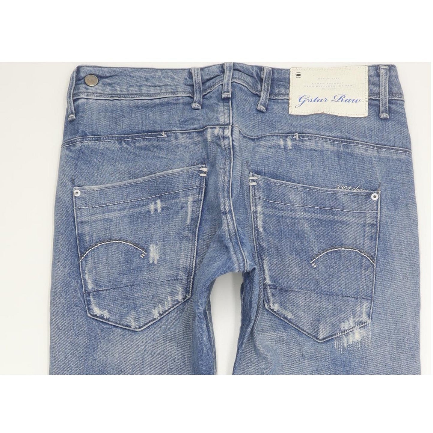 G-Star Low T Women Blue Tapered Slim Stretch Jeans W27 L30