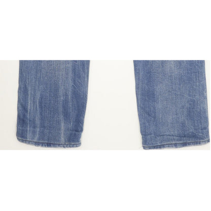 G-Star Low T Women Blue Tapered Slim Stretch Jeans W27 L30