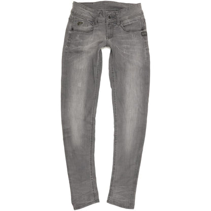 G-Star Women Grey Skinny Slim Jeans W24 L31