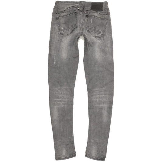 G-Star Women Grey Skinny Slim Jeans W24 L31