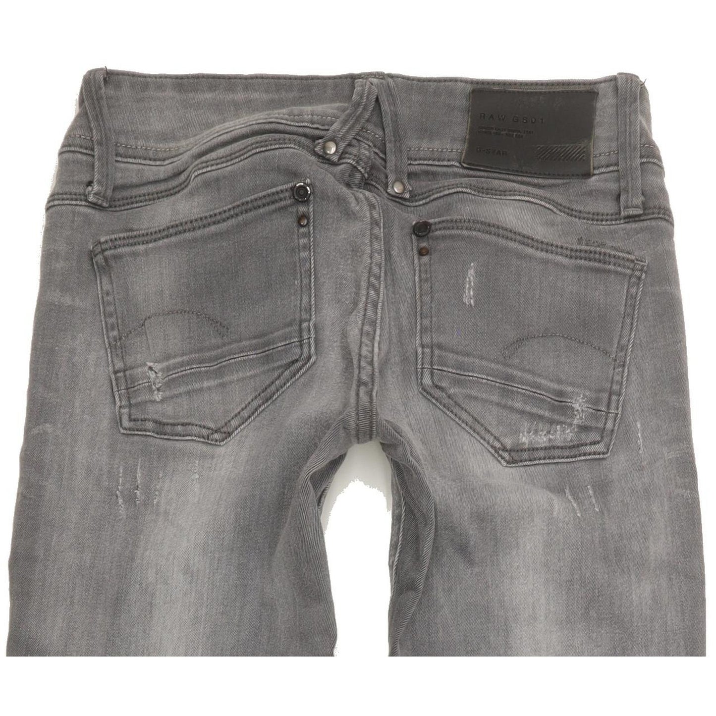 G-Star Women Grey Skinny Slim Jeans W24 L31